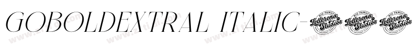 goboldextral italic字体转换 goboldextral italic字体转换